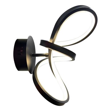 Світлодіодний настінний світильник TESORO LED/15W/230V чорний
