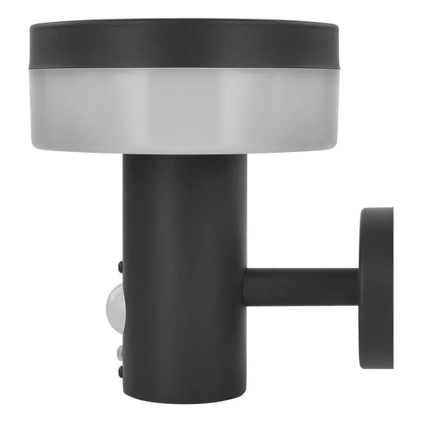 Світлодіодний настінний світильник з датчиком на сонячній батареї LED/2W/3,7V 1200 mAh IP44