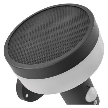 Світлодіодний настінний світильник з датчиком на сонячній батареї LED/2W/3,7V 1200 mAh IP44
