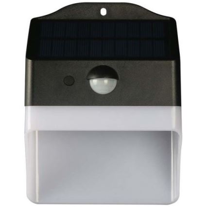 Світлодіодний настінний світильник з датчиком на сонячній батареї LED/2W/3,7V 4000K IP65