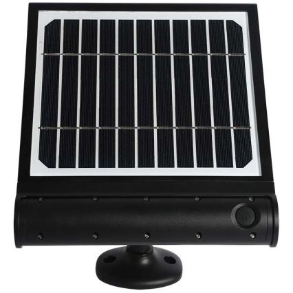 Світлодіодний настінний світильник з датчиком на сонячній батареї LED/8W/3,7V IP65 3000K
