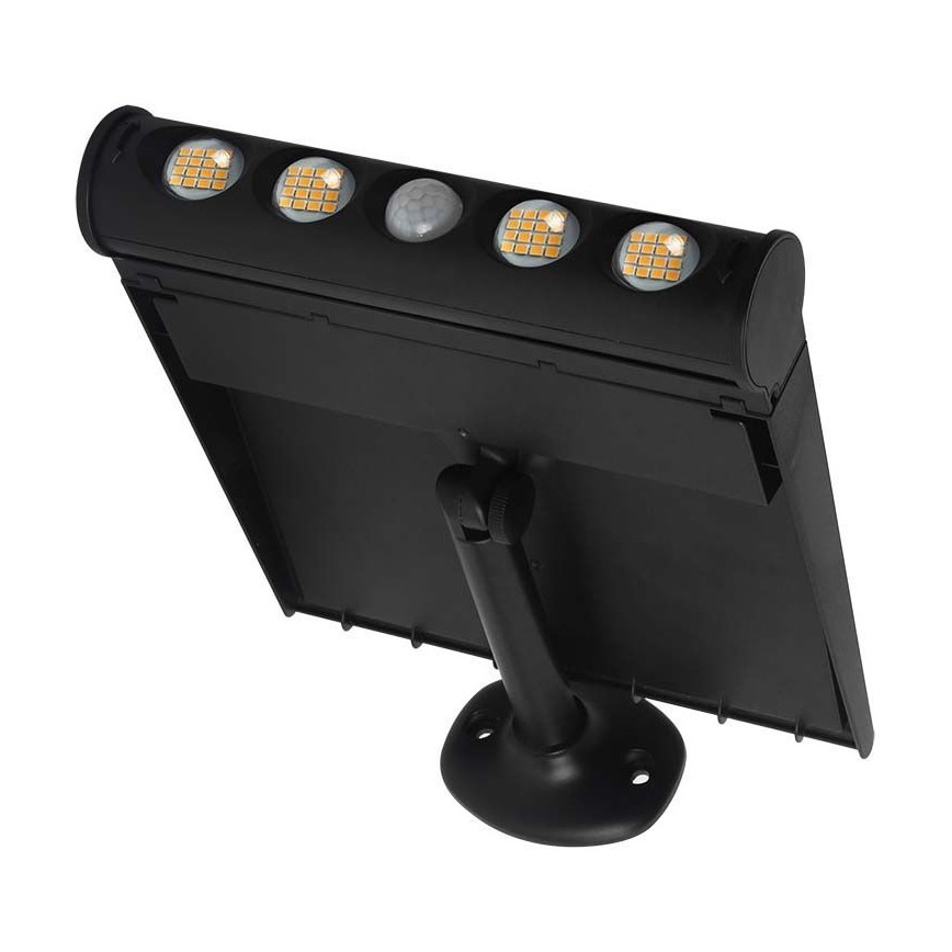 Світлодіодний настінний світильник з датчиком на сонячній батареї LED/8W/3,7V IP65 4000K