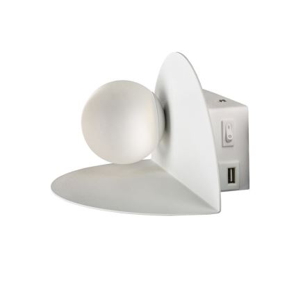 Світлодіодний настінний світильник з зарядкою ZENIT LED/4W/230V