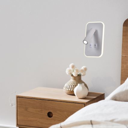 Світлодіодний настінний точковий світильник IRIS LED/14W/230V 3000K білий