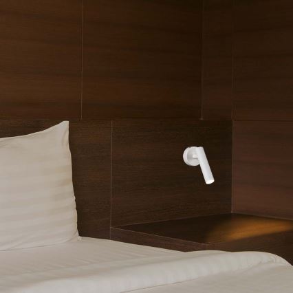 Світлодіодний настінний точковий світильник LED/2W/230V 3000K білий