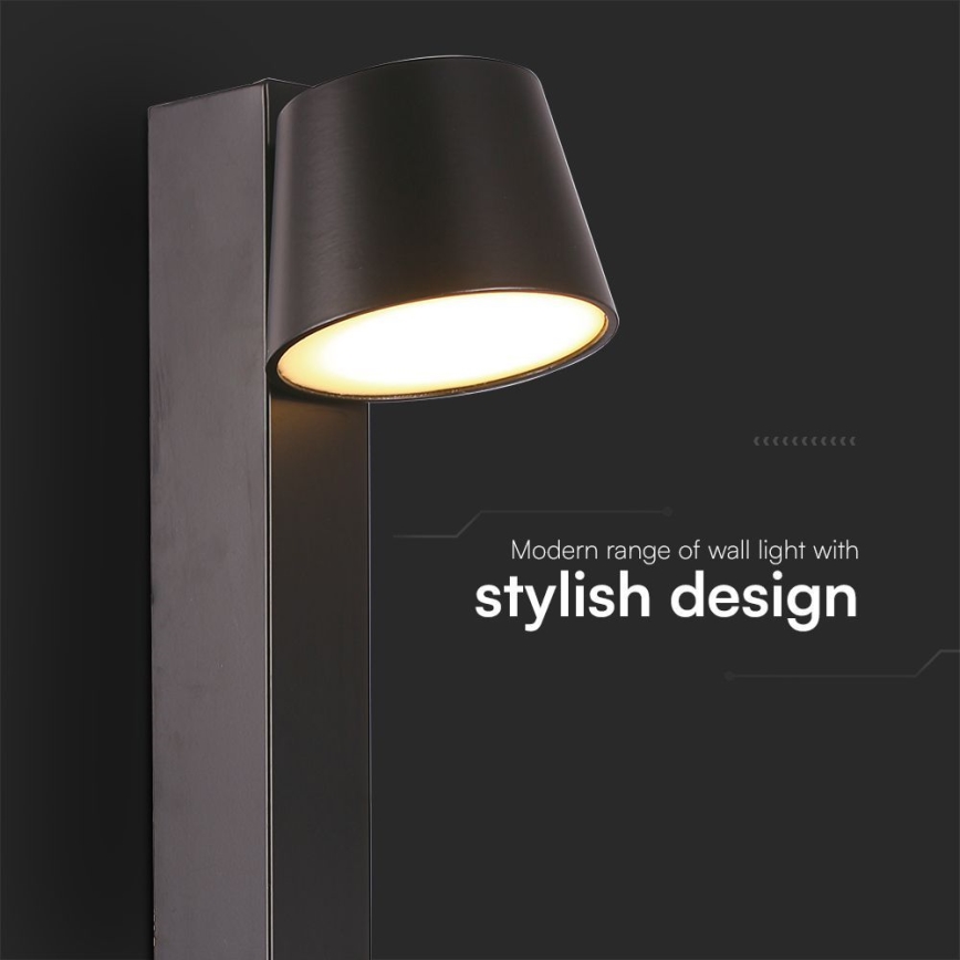 Світлодіодний настінний точковий світильник з USB-портом LED/8W/230V 3000K