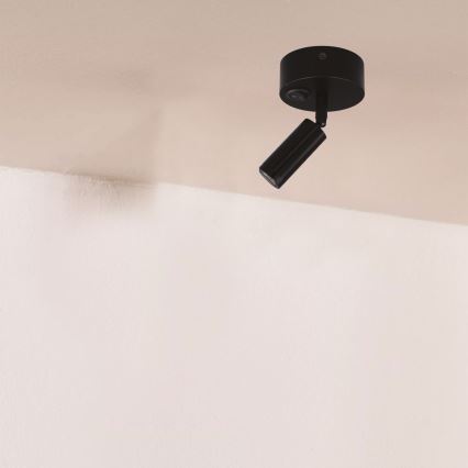 Світлодіодний настінний точковий світильник ARISTON LED/3W/230V 3000K чорний