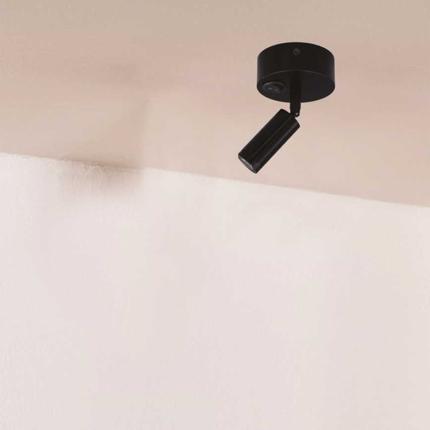 Світлодіодний настінний точковий світильник ARISTON LED/3W/230V 3000K чорний
