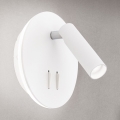 Світлодіодний настінний точковий світильник LENNY LED/6W/230V + LED/3W білий