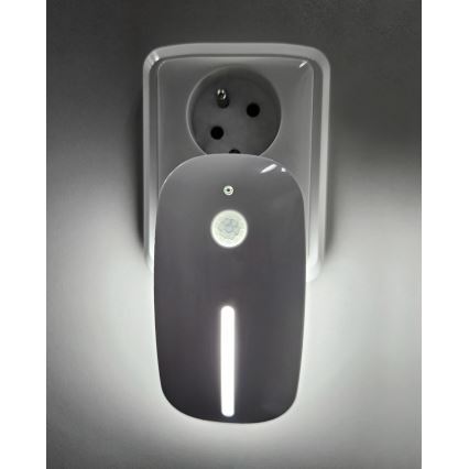 Світлодіодний нічник з сенсором LED/1W/230V білий