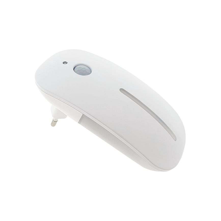 Світлодіодний нічник з сенсором LED/1W/230V білий