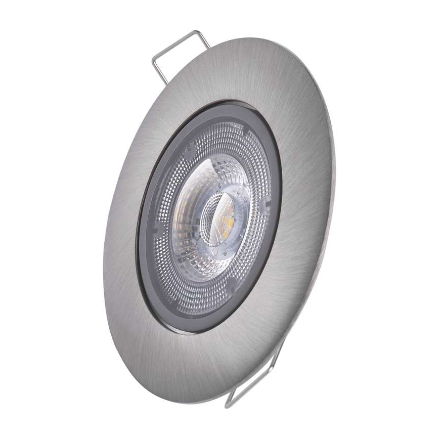 Світлодіодний підвісний стельовий світильник EXCLUSIVE 1xLED/5W/230V 3000 K срібний