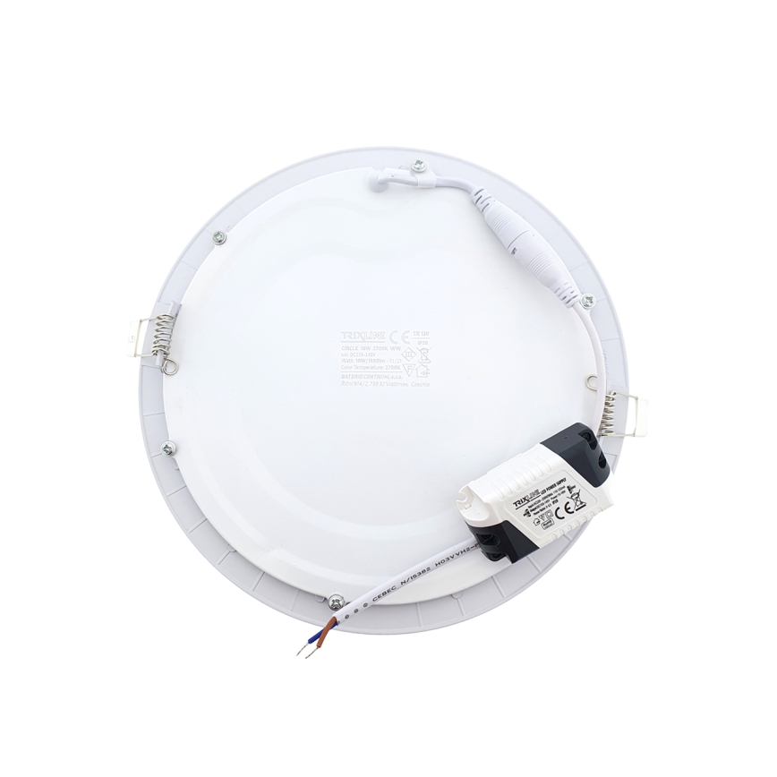 Світлодіодний підвісний стельовий світильник ROUND LED/18W/230V 2700K