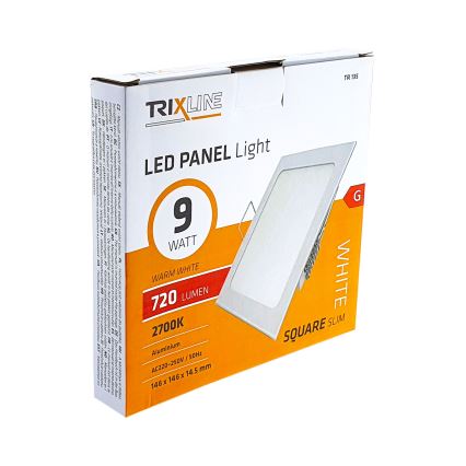 Світлодіодний підвісний стельовий світильник SQUARE LED/9W/230V 2700K