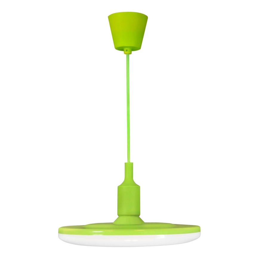 Світлодіодний підвісний світильник KIKI 1xE27/15W/230V зелений