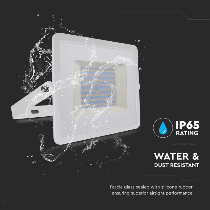 Світлодіодний прожектор LED/100W/230V 4000K IP65 білий