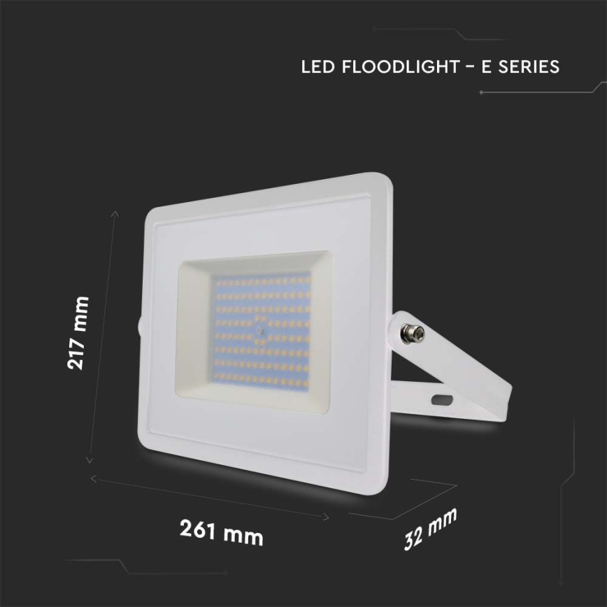 Світлодіодний прожектор LED/100W/230V 4000K IP65 білий