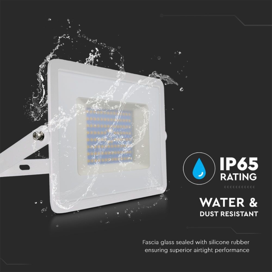 Світлодіодний прожектор LED/100W/230V 6500K IP65 білий