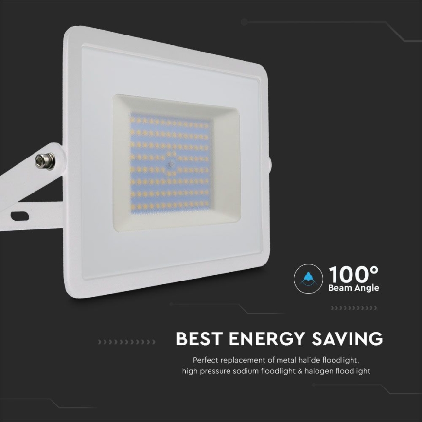 Світлодіодний прожектор LED/100W/230V 6500K IP65 білий