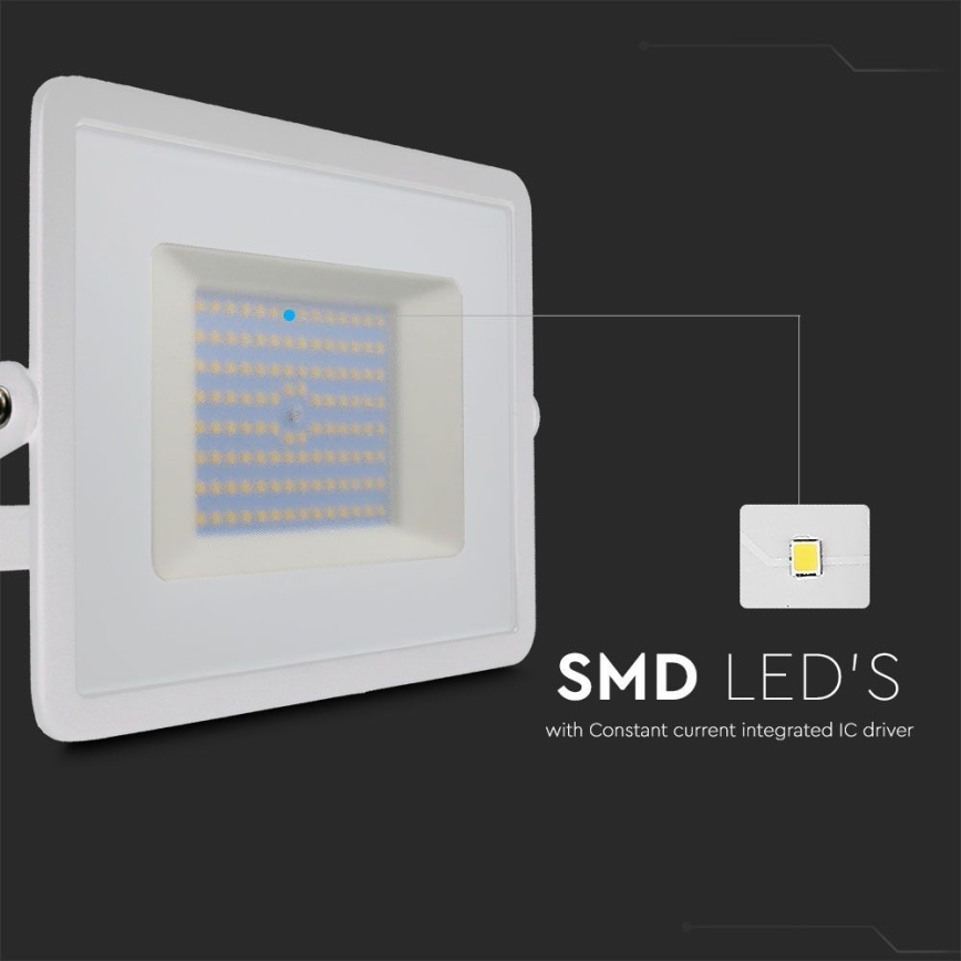 Світлодіодний прожектор LED/100W/230V 6500K IP65 білий
