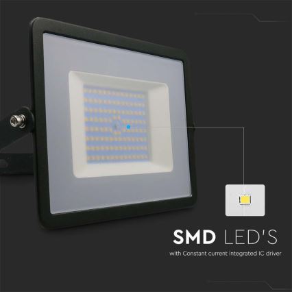 Світлодіодний прожектор LED/100W/230V 6500K IP65 чорний