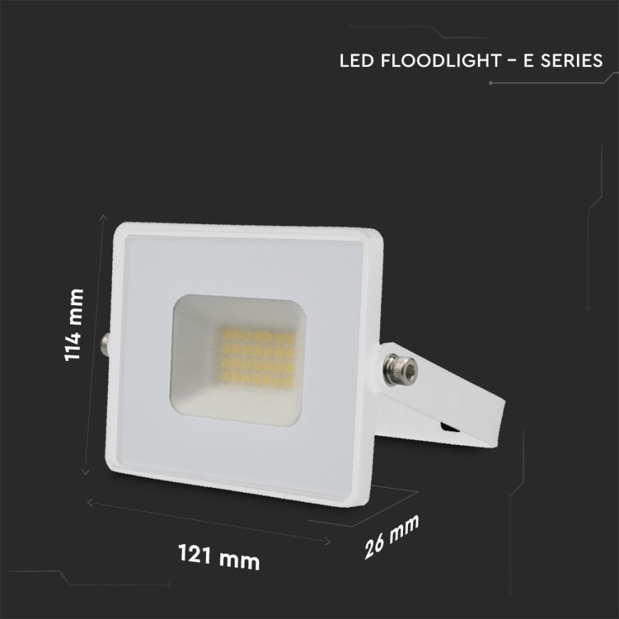 Світлодіодний прожектор LED/20W/230V 6500K IP65 білий