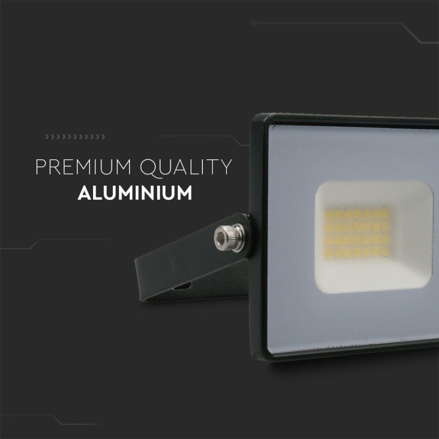 Світлодіодний прожектор LED/20W/230V 6500K IP65 чорний