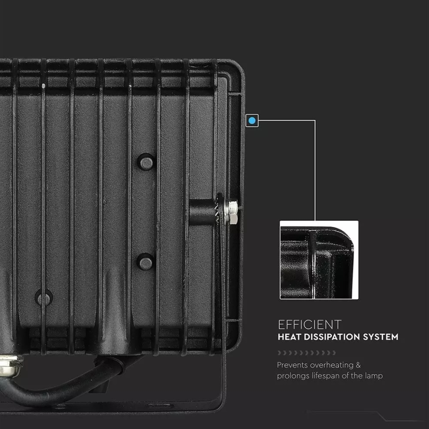 Світлодіодний прожектор LED/20W/230V IP65 рожевий світло