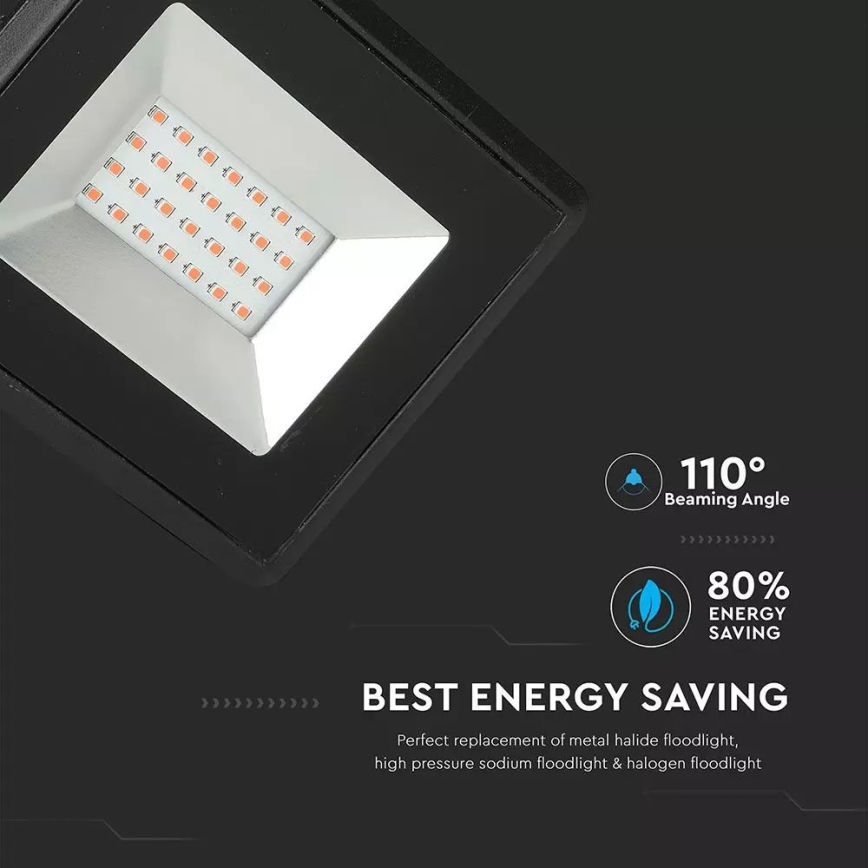 Світлодіодний прожектор LED/20W/230V IP65 рожевий світло