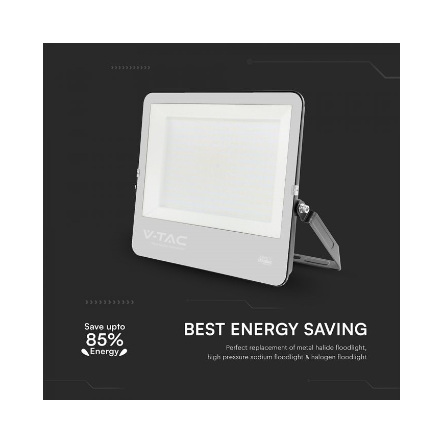 Світлодіодний прожектор LED/300W/230V 4000K IP65 чорний