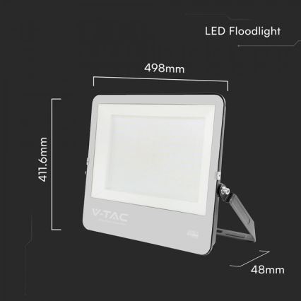 Світлодіодний прожектор LED/300W/230V 4000K IP65 чорний