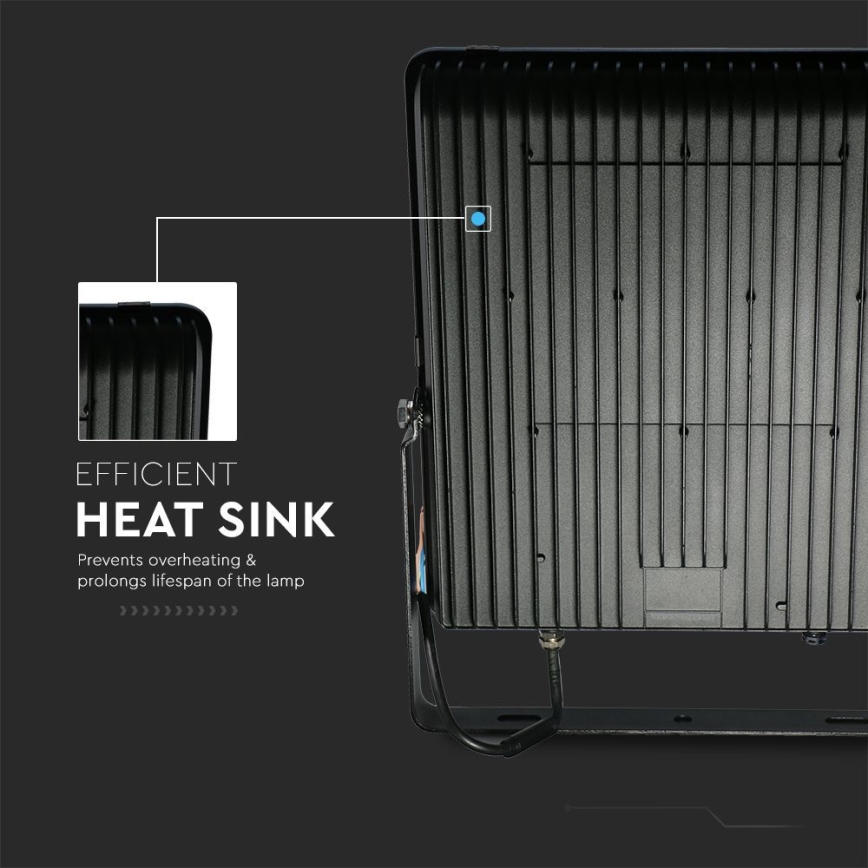 Світлодіодний прожектор LED/30W/230V 6400K IP65 чорний