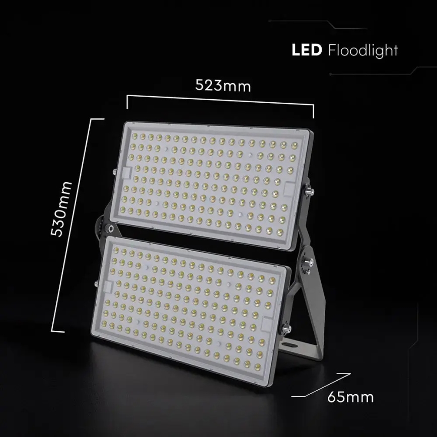 Світлодіодний прожектор LED/500W/230V 6500K IP65 сірий