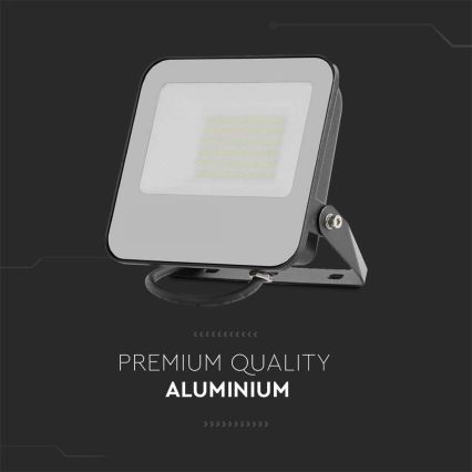 Світлодіодний прожектор LED/50W/230V 4000K IP65 чорний