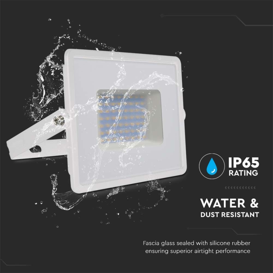 Світлодіодний прожектор LED/50W/230V 6500K IP65 білий