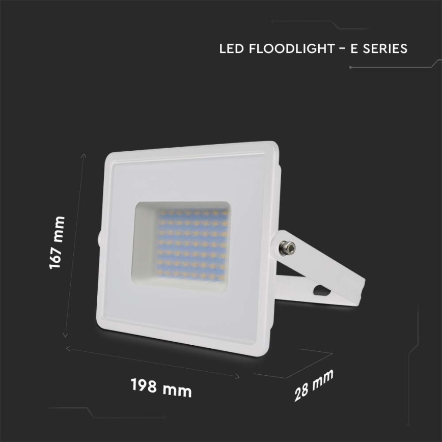 Світлодіодний прожектор LED/50W/230V 6500K IP65 білий
