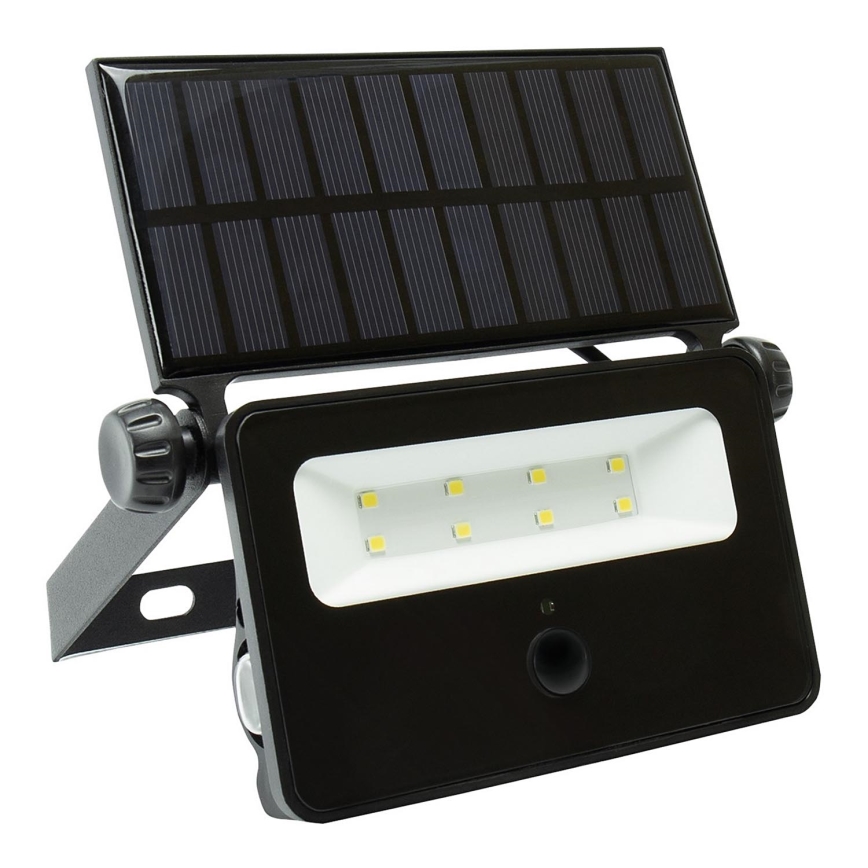 Світлодіодний прожектор на сонячній батареї з датчиком NOCTIS LED/2W/1800 mAh 3,7V 6000K IP65