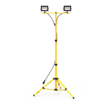 Світлодіодний прожектор на штативі 2xLED/30W/230V 4000K IP44
