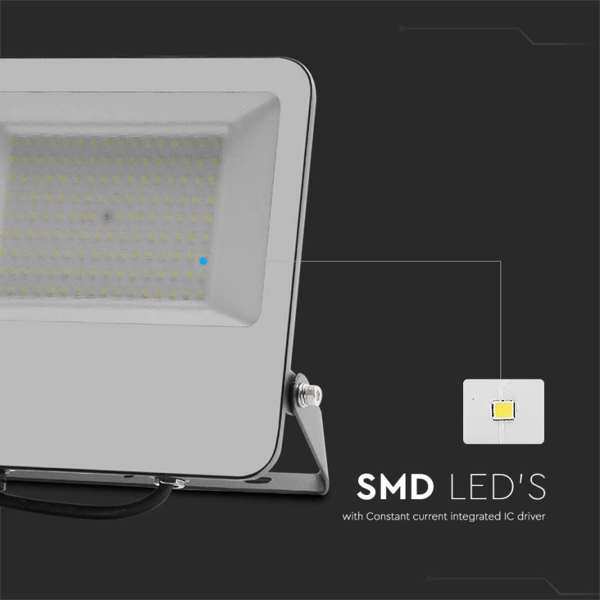 Світлодіодний прожектор SAMSUNG CHIP LED/100W/230V 4000K IP65 чорний