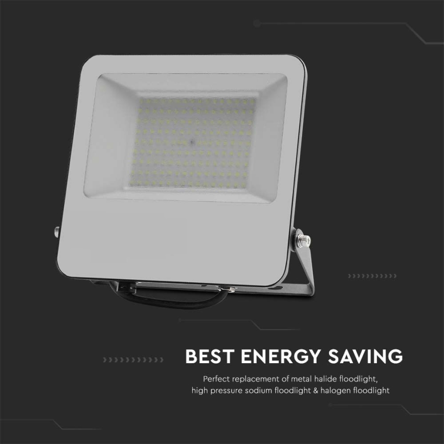 Світлодіодний прожектор SAMSUNG CHIP LED/100W/230V 4000K IP65 чорний
