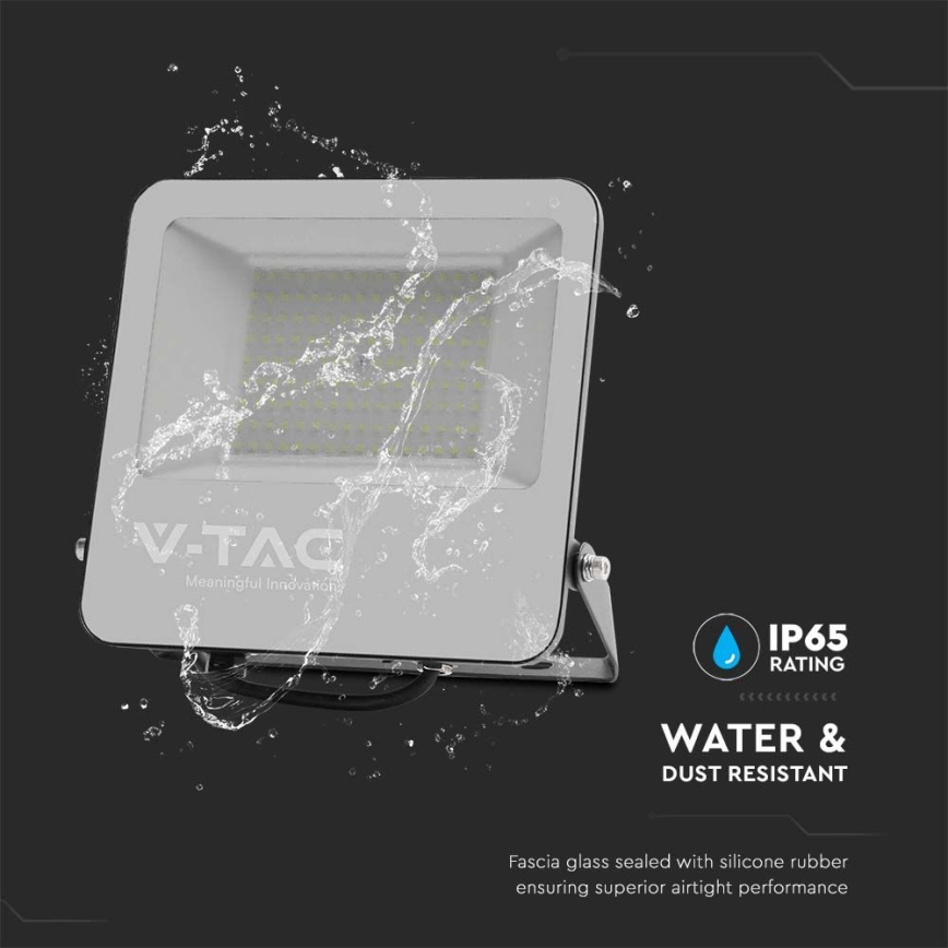 Світлодіодний прожектор SAMSUNG CHIP LED/100W/230V 6500K IP65 чорний