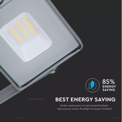 Світлодіодний прожектор SAMSUNG CHIP LED/10W/230V IP65 4000K сірий