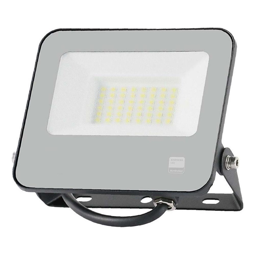 Світлодіодний прожектор SAMSUNG CHIP LED/30W/230V 4000K IP65 чорний