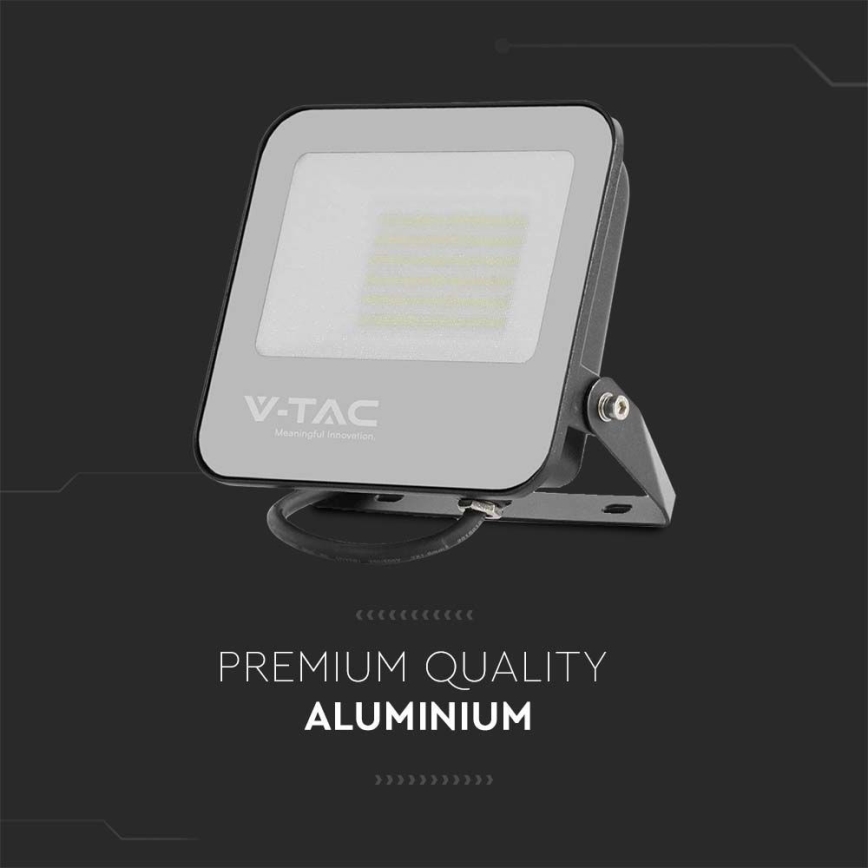 Світлодіодний прожектор SAMSUNG CHIP LED/50W/230V 6500K IP65 чорний