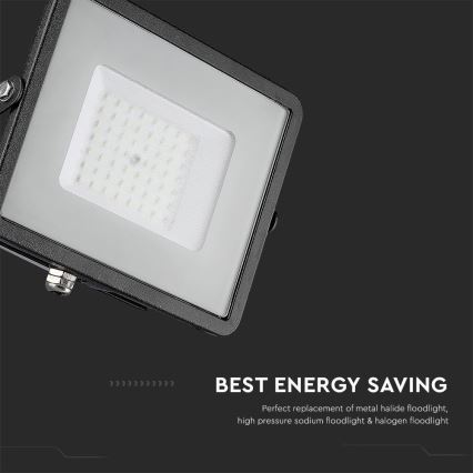 Світлодіодний прожектор SAMSUNG CHIP LED/50W/230V 6500K IP65 чорний