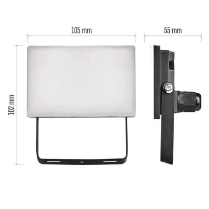 Світлодіодний прожектор TAMBO LED/10W/230V 4000K IP65