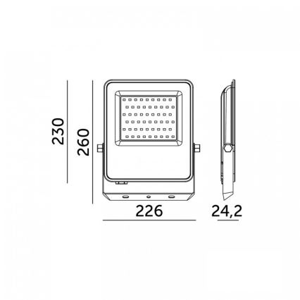 Світлодіодний прожектор ULSAN LED/100W/230V 4000K IP65