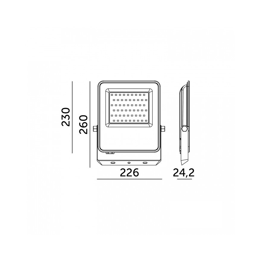 Світлодіодний прожектор ULSAN LED/100W/230V 4000K IP65