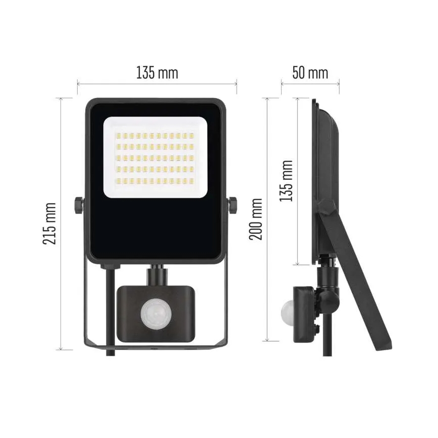Світлодіодний прожектор з датчиком VISIO LED/30W/230V 4000K IP65