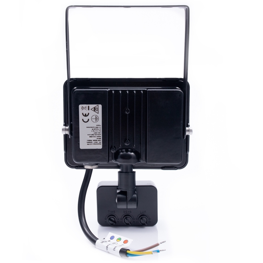 Світлодіодний прожектор з датчиком LED/20W/230V IP65 6000K